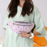 Plaid Pattern Fanny Pack Multifunction Crossbody Waist Bag