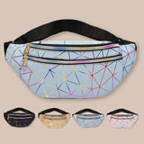 Plaid Pattern Fanny Pack Multifunction Crossbody Waist Bag