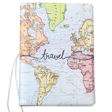 Portable Passport Case Travel Map Passport Holder Passport Bag Air Ticket