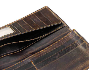 Dragon Real Leather Long Wallet for Men