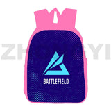 Battlefield 2042 Backpack 12/16 Inch Kids Bookbag Cartoon Canvas Anime