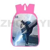 Battlefield 2042 Backpack 12/16 Inch Kids Bookbag Cartoon Canvas Anime