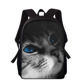 Animal Cat Printed Children's School Backpack Combo Primary Girl School Bag