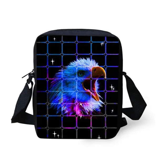 Animal Shark Messenger Bag for Women Elephant Crossbody Bag Girls Handbag