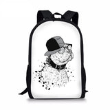 Pitbull Dog School Bags for Teens Backpack Male Female Laptop