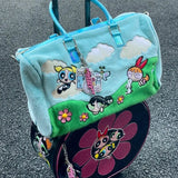 Winter Puffy Girls Short Vocation Travel Bag Lolita Kawayi Harajuku