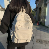 Female Waterproof College Backpack Lady Laptop Book Bag