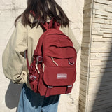 Female Waterproof College Backpack Lady Laptop Book Bag