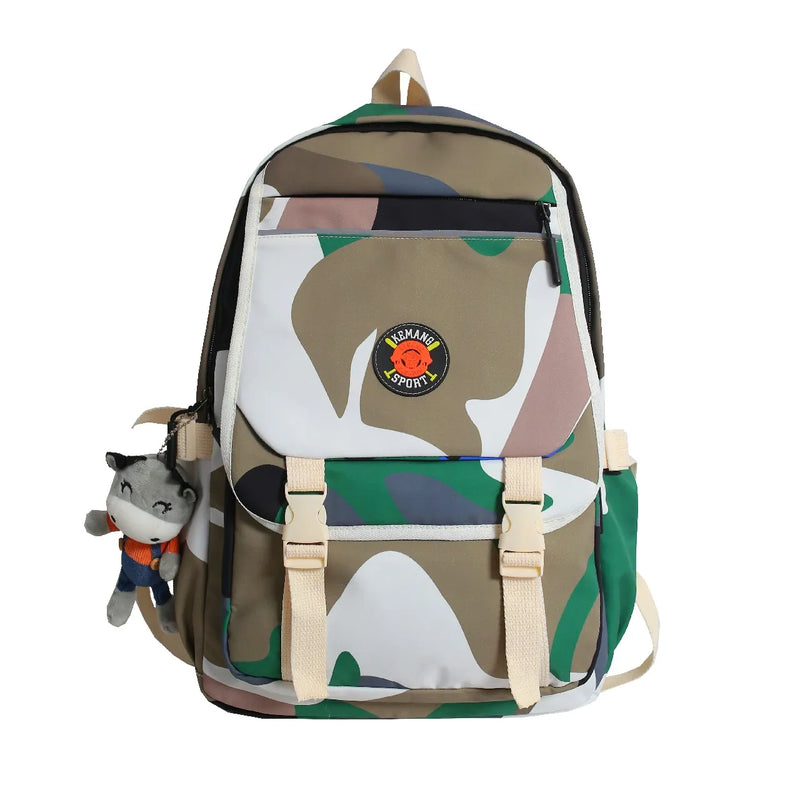 Female Waterproof College Backpack Lady Laptop Backpack Book Girl