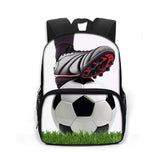 Kids Football Soccer Print Backpack Boys Schoolbag