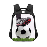 Kids Soccer Backpack Boys School Bag Student Bookbag