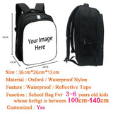 Kids Soccer Backpack Boys School Bag Student Bookbag