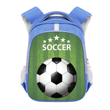 Kids Soccer Backpack Boys School Bag Student Bookbag