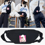 Harajuku Style Girl Print Waist Bag Chest Pack Unisex