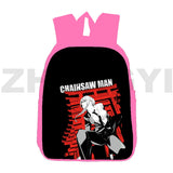 Anime Chainsaw Man 3D Backpack Harajuku Japanese Bag 16 Inch School Back Pack