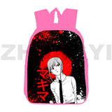 Anime Chainsaw Man 3D Backpack Harajuku Japanese Bag 16 Inch School Back Pack