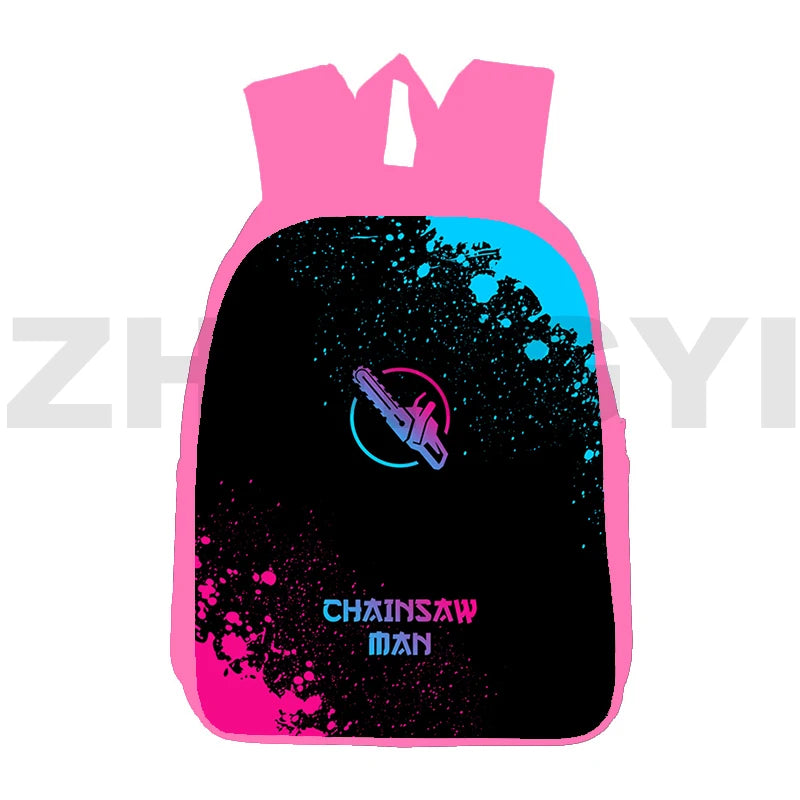 Anime Chainsaw Man 3D Backpack Harajuku Japanese Bag 16 Inch School Back Pack