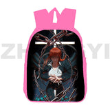 Anime Chainsaw Man 3D Backpack Harajuku Japanese Bag 16 Inch School Back Pack