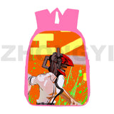 Anime Chainsaw Man 3D Backpack Harajuku Japanese Bag 16 Inch School Back Pack