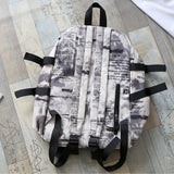 Geometric Waterproof Backpack for Teenagers