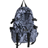 Geometric Waterproof Backpack for Teenagers