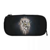 Lion Pen Box Student School Anime Zipper Pen Bag Child Stationery Bag Gift