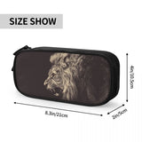 Lion Pen Box Student School Anime Zipper Pen Bag
