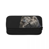 Lion Pen Box Student School Anime Zipper Pen Bag