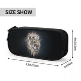 Lion Pen Box Student School Anime Zipper Pen Bag Child Stationery Bag Gift