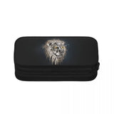 Lion Pen Box Student School Anime Zipper Pen Bag Child Stationery Bag Gift