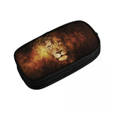 Lion Pen Box Student School Anime Zipper Pen Bag Child Stationery Bag