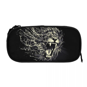 Lion Pen Box Student School Anime Zipper Pen Bag Stationery Gift