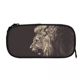 Lion Pen Box Student School Anime Zipper Pen Bag