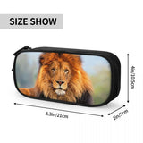 Lionn Pen Box Student School Anime Zipper Pen Bag Child Stationery Bag