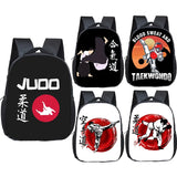 Martial Art Judo Taekwondo Karate Aikido Backpack Kids School Bag