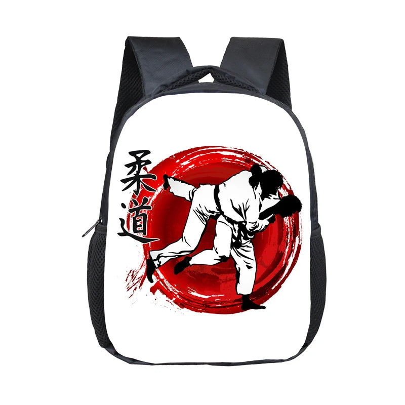 Martial Art Judo Taekwondo Karate Aikido Backpack Kids School Bag