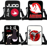 Judo Taekwondo Karate Aikido Messenger Bag Small Satchel Crossbody Bags