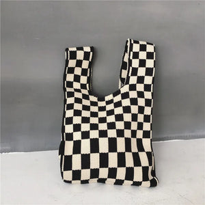 Soft Knit Shoulder Bags Casual Winter Clutches
