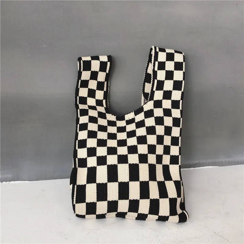 Soft Knit Shoulder Bags Casual Winter Clutches