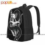 Skull Head & Snake Backpack Large Capacity Schoolbag