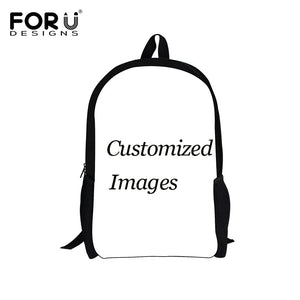 Skull Print Men Backpack Kids Boys Girls School Bags Teenage Bagpack
