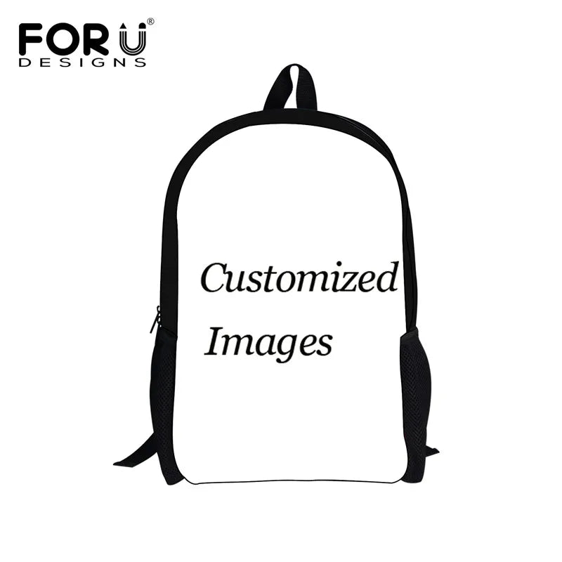 Skull Print Men Backpack Kids Boys Girls School Bags Teenage Bagpack