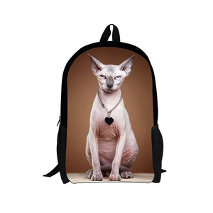 Teenagers School Backpack Animal Printing Rucksack Satchel Enfant Halloween Pack
