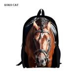 Teenagers School Backpack Animal Printing Rucksack Satchel Enfant Halloween Pack