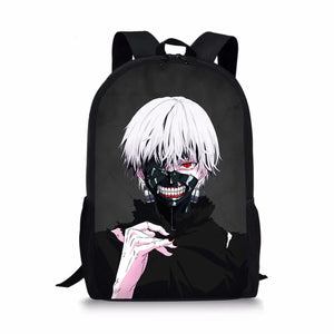 Tokyo Ghoul School Bag Students Boys Girls Mochilas Surprise Gift Schoolbag