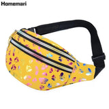 Street Style Waist Bag Pack Women's Wallet Purse Large Phone Belt Bag Pouch