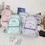 Graffiti Pattern Backpack for Teenage Travel Rucksack