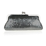 Aluminum Sheet Handbag Evening Makeup Bag