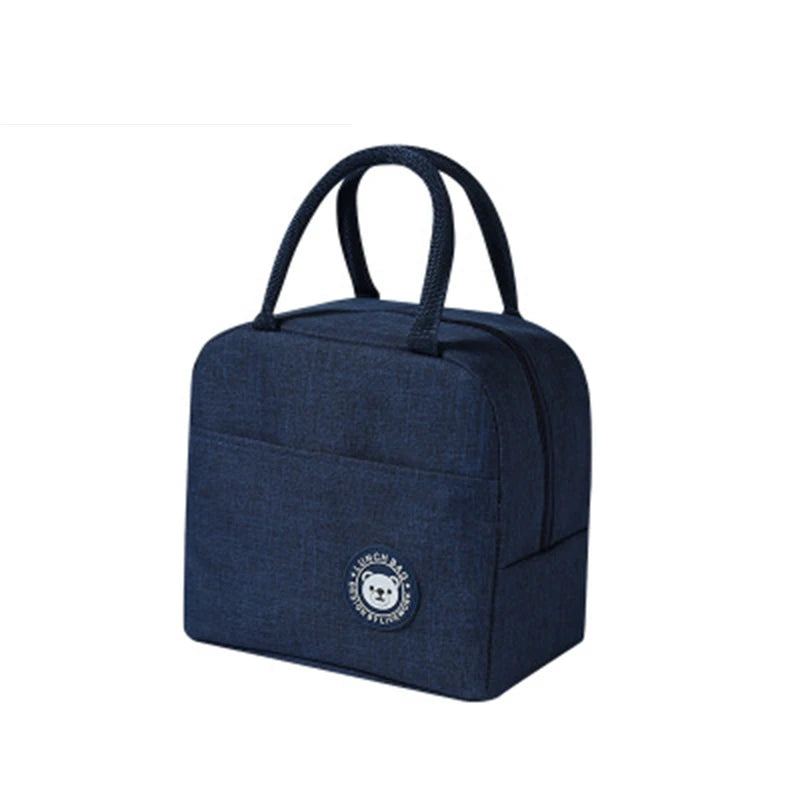 Waterproof Nylon Thermal Lunch Bag for Women