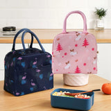 Waterproof Nylon Thermal Lunch Bag for Women